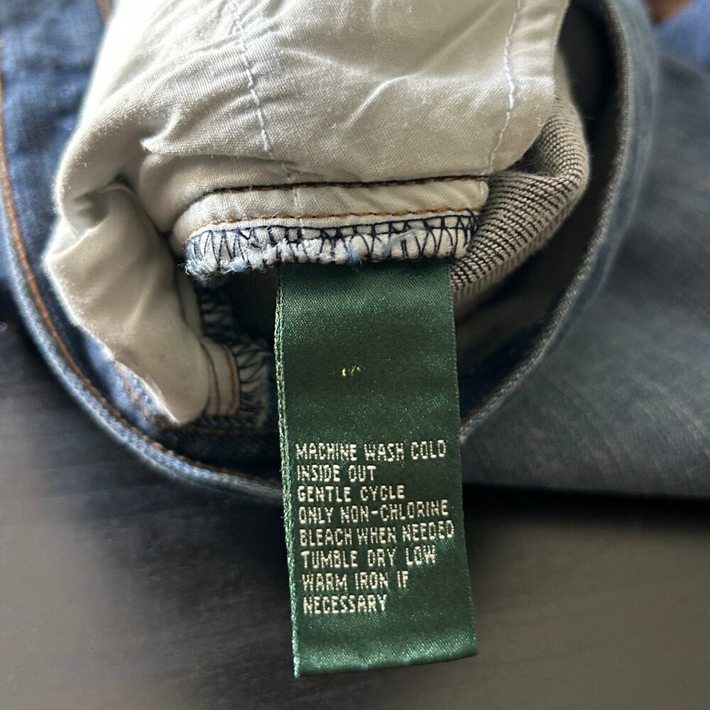 Lauren Jeans Co. Ralph Lauren Green Label Studded Bootcut Womens Sz 14P - Picture 10 of 10